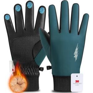 RIVMOUNT Winter Gloves 3M Thinsulate Waterproof Touchscreen Ski Cold Weather S
